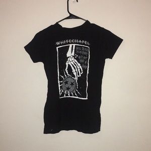 White chapel band tee